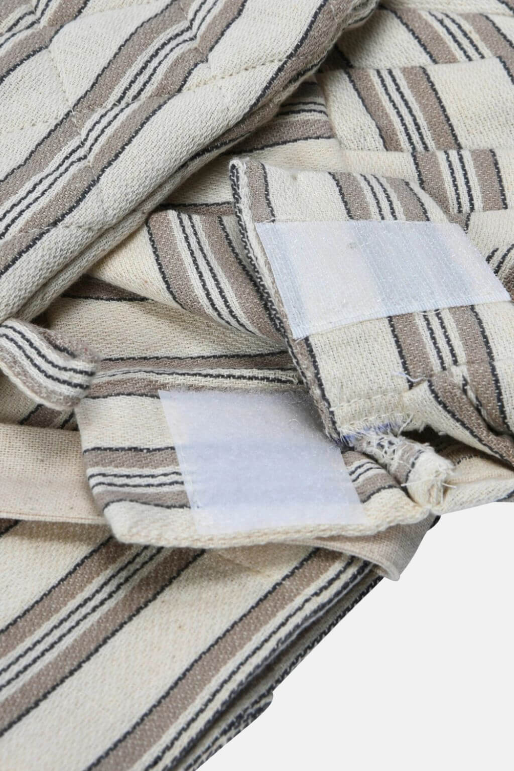 Close-up of Velcro strap on children’s chef hat