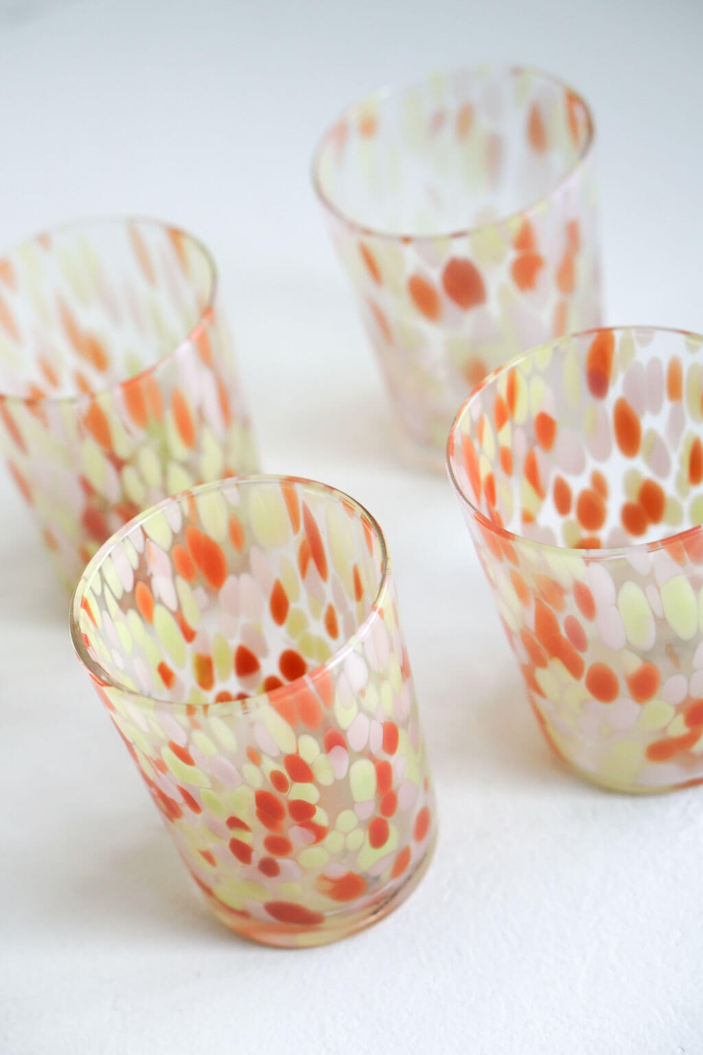 Positano Handblown Glass Tumblers - Set of 4