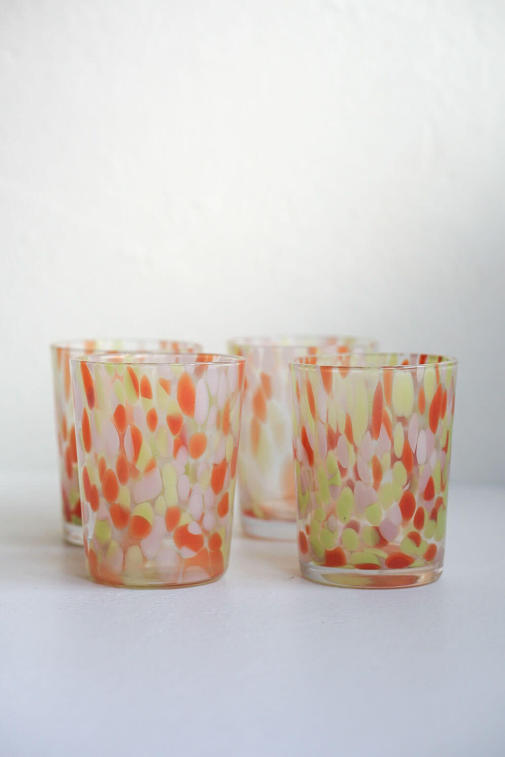 Positano Handblown Glass Tumblers - Set of 4