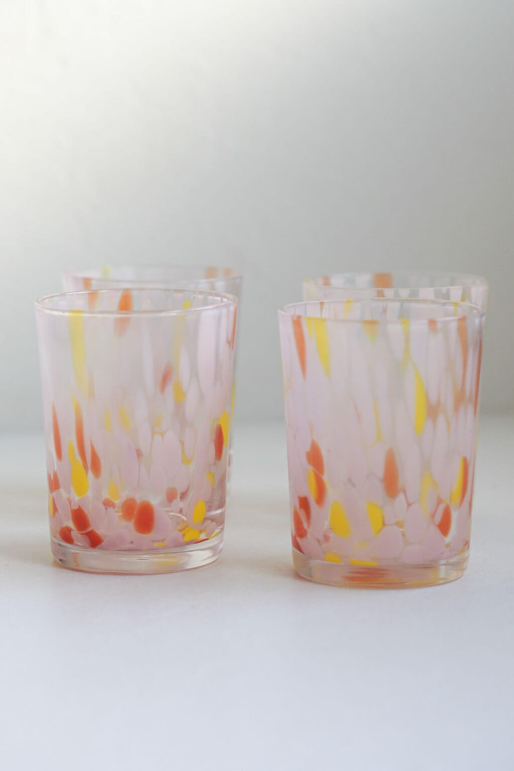 Valencia Handblown Glass Tumblers - Set of 4