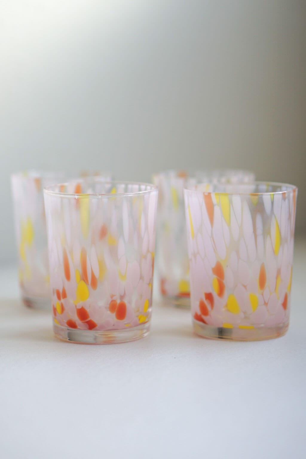 Valencia Handblown Glass Tumblers - Set of 4