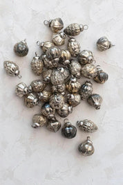 Heirloom Style Antique Silver Mercury Glass Ornaments, Bag of 36