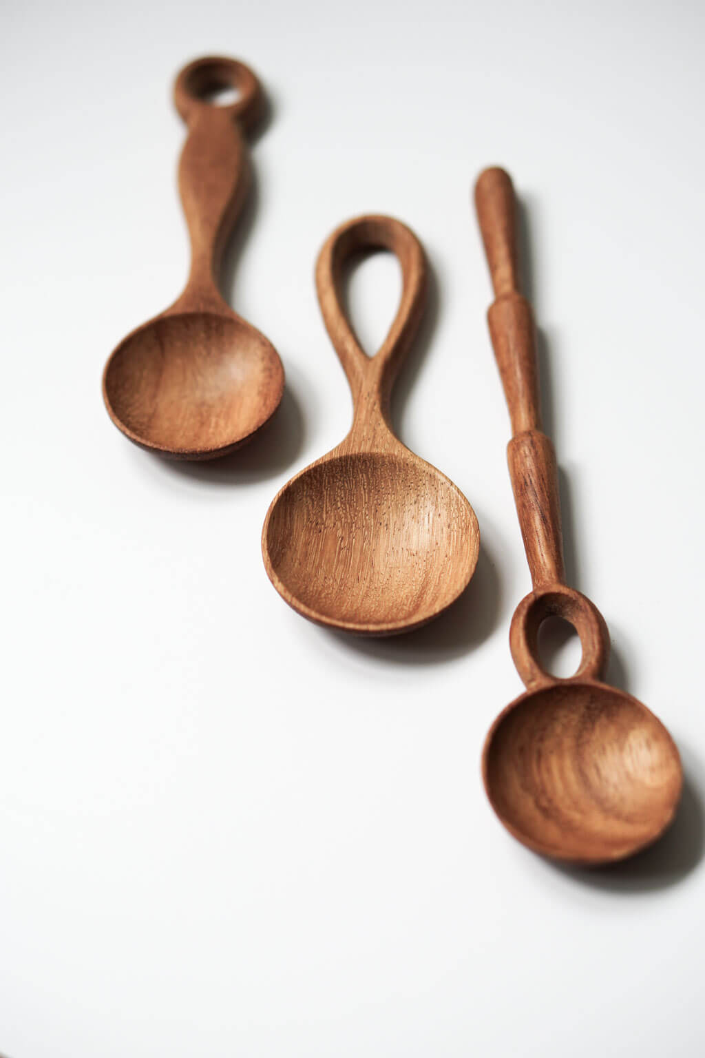 Heritage Quality Doussie Wood Kitchen Spoons, Set of 3