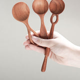 Heritage Quality Doussie Wood Kitchen Spoons, Set of 3