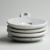 Gray Marble Catchall | Hand Carved Stone Dish