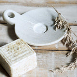 Gray Marble Catchall | Hand Carved Stone Dish