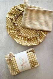 Gingham + Stripe Bread Makers Set