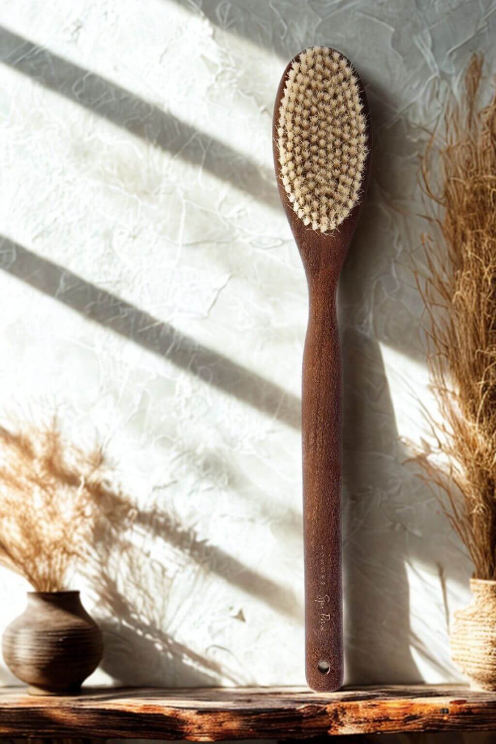 Beechwood + Natural Bristle Exfoliating Body Brush