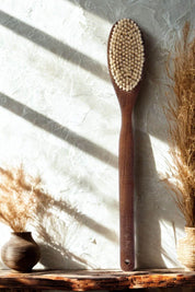 Beechwood + Natural Bristle Exfoliating Body Brush