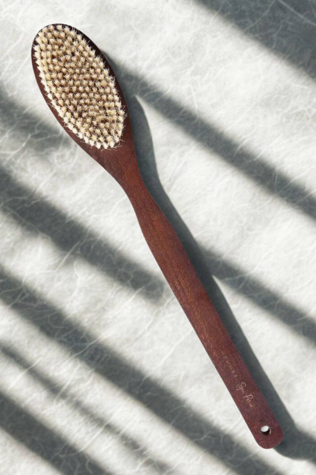 Beechwood + Natural Bristle Exfoliating Body Brush