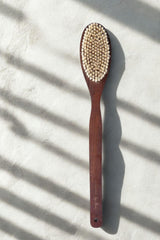 Beechwood + Natural Bristle Exfoliating Body Brush