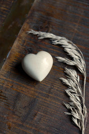 Natural Soapstone Heart