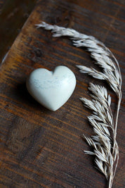 Natural Soapstone Heart