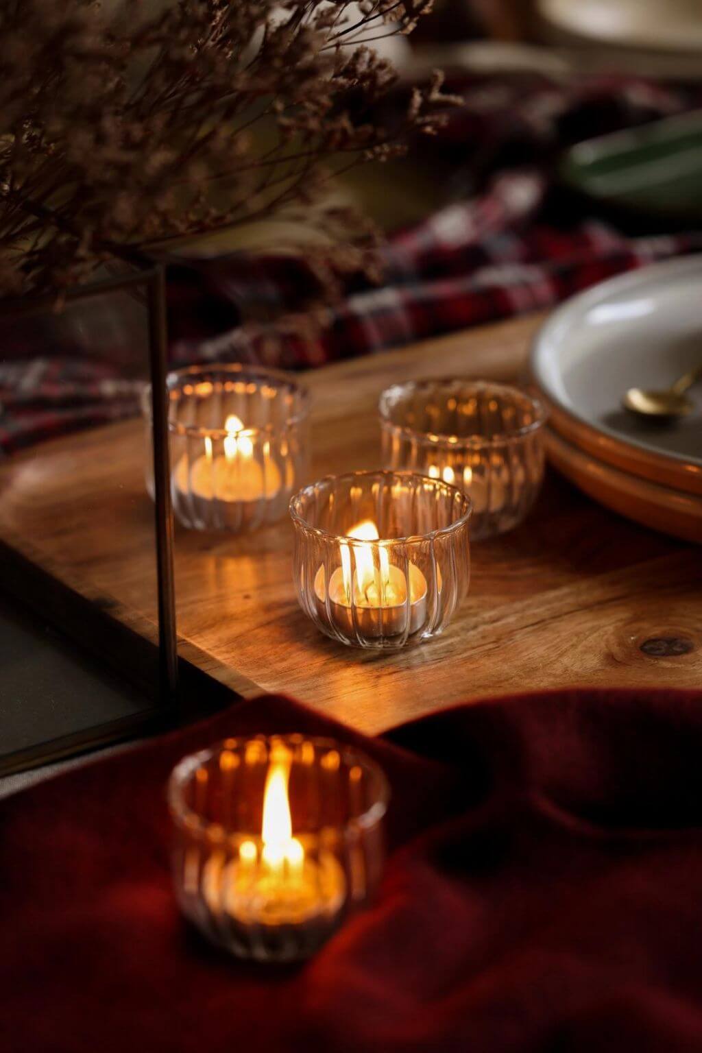 Kira Glass Votive, Set of 4