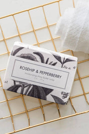 Rosehip + Pepperberry Shea Butter Bath Bar