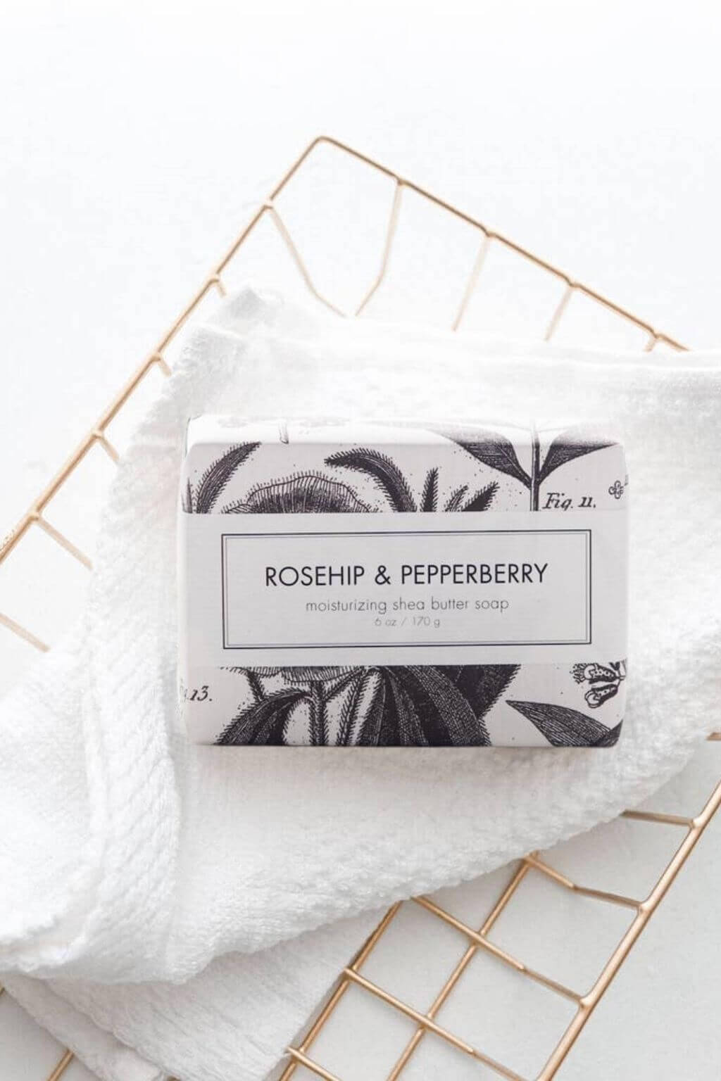 Rosehip + Pepperberry Shea Butter Bath Bar