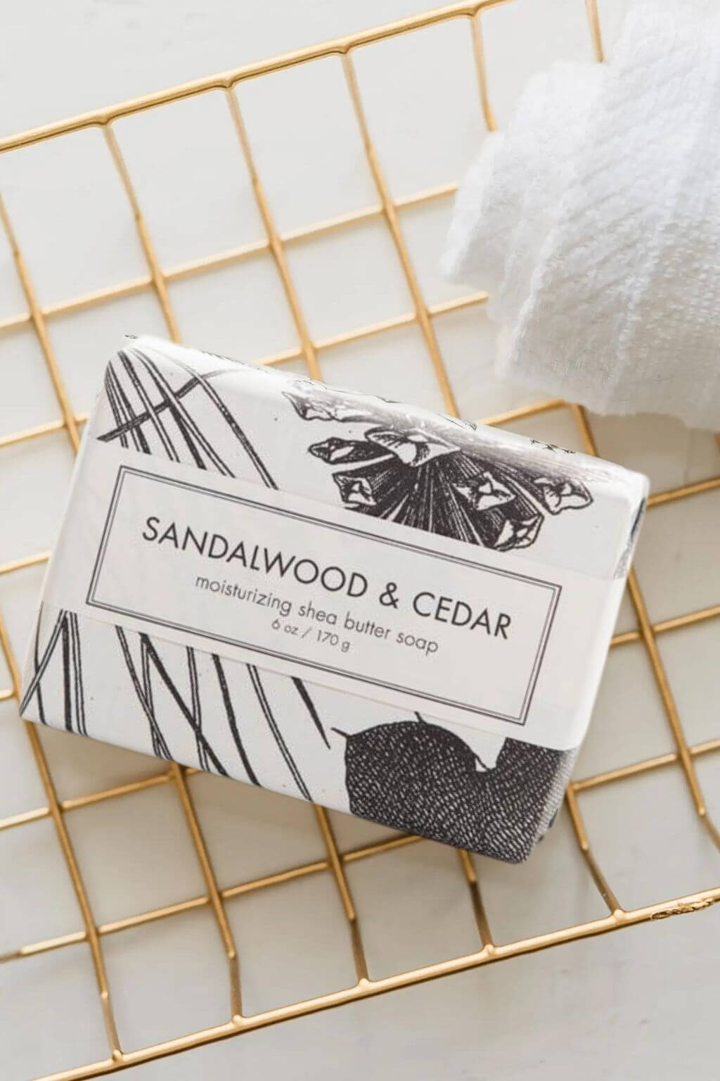 Sandalwood + Cedar Shea Butter Bar Soap