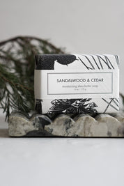 Sandalwood + Cedar Shea Butter Bar Soap