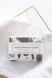 Spiced Orange + Cedar Shea Butter Soap Bar