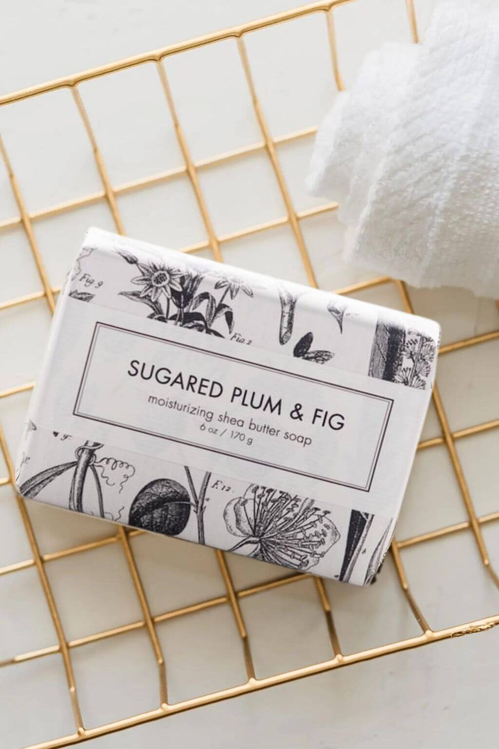 Sugared Plum + Fig Shea Butter Bath Bar