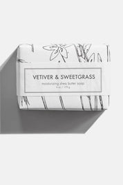 Vetiver + Sweetgrass Shea Butter Bath Bar