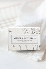 Vetiver + Sweetgrass Shea Butter Bath Bar