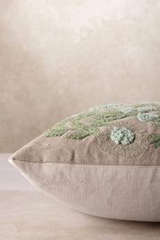 Embroidered Pillow Cover, 20" square