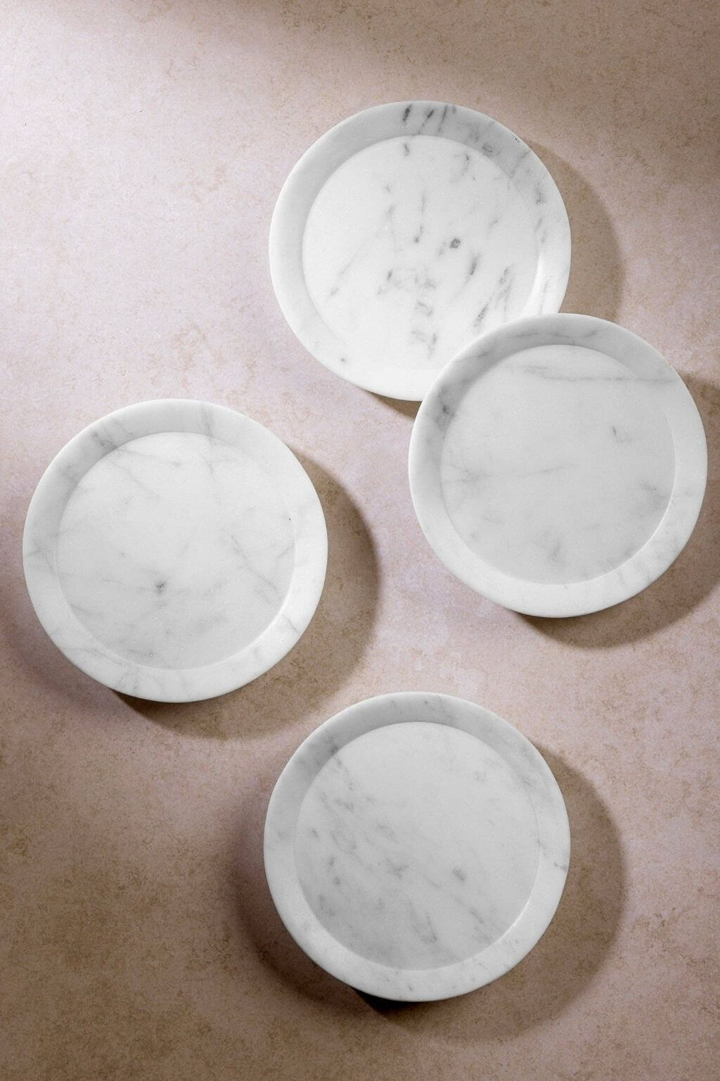 Paloma Marble Coasters, Set of 4