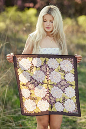 Violet Bandana | Twilight Garden Blossoms