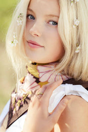 Violet Bandana | Twilight Garden Blossoms