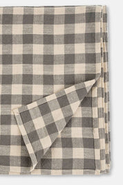 Somerset Grey Gingham Tablecloth