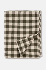 Somerset Olive Gingham Tablecloth