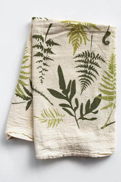 Endangered Ferns Tea Towel