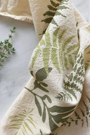 Endangered Ferns Tea Towel