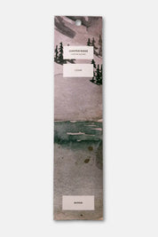 Juniper Ridge Cedar Incense packaging with nature-themed design on a white background