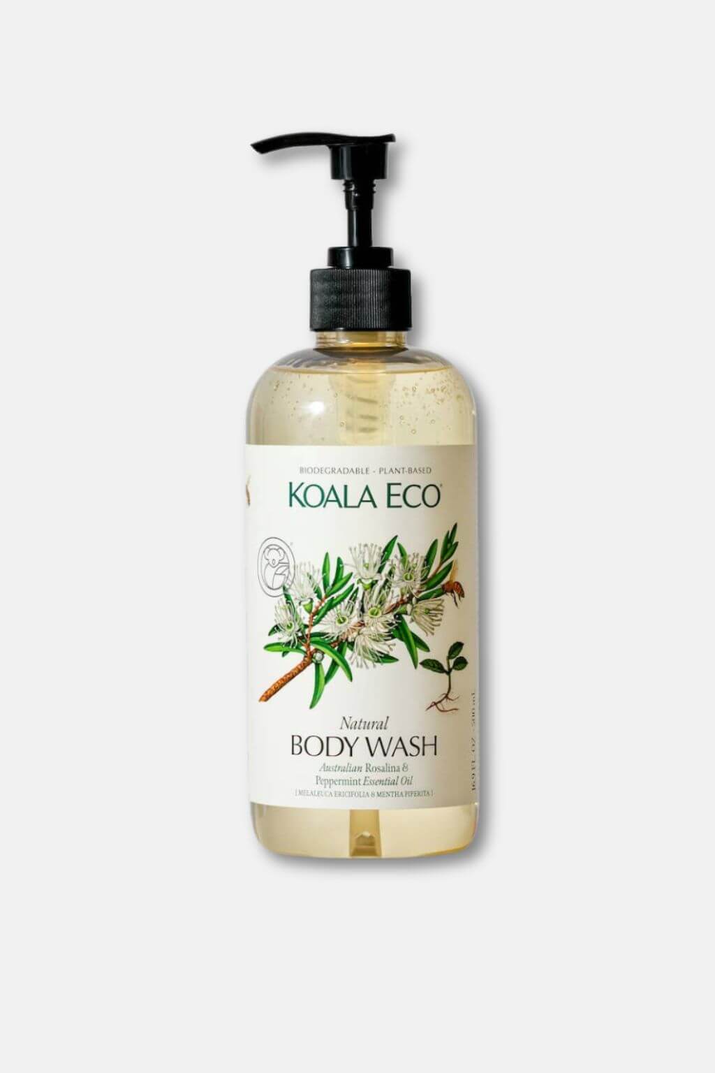 Koala Eco Natural Body Wash bottle on a white background