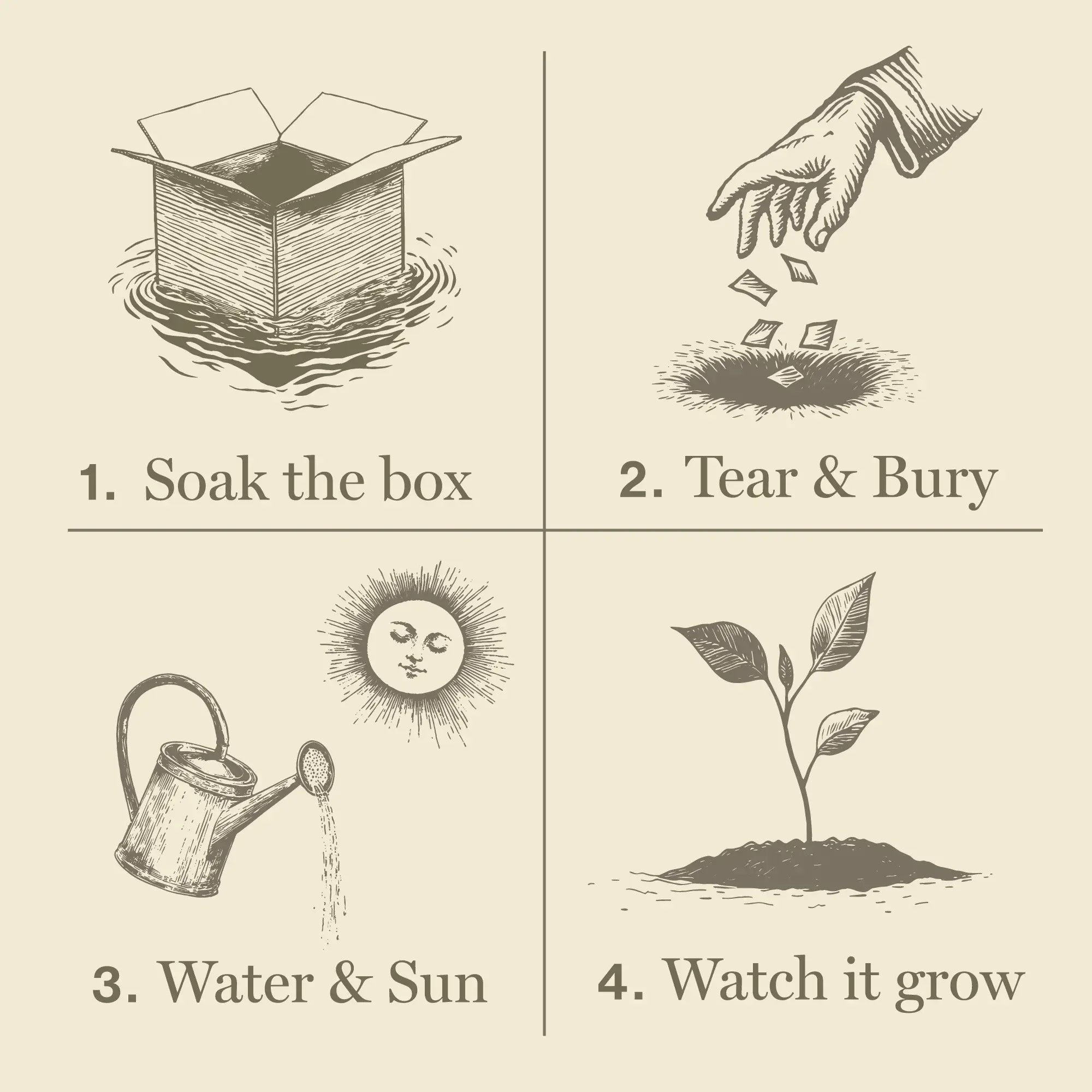 Herb Garden - Plant the Box Votive Candle Trio