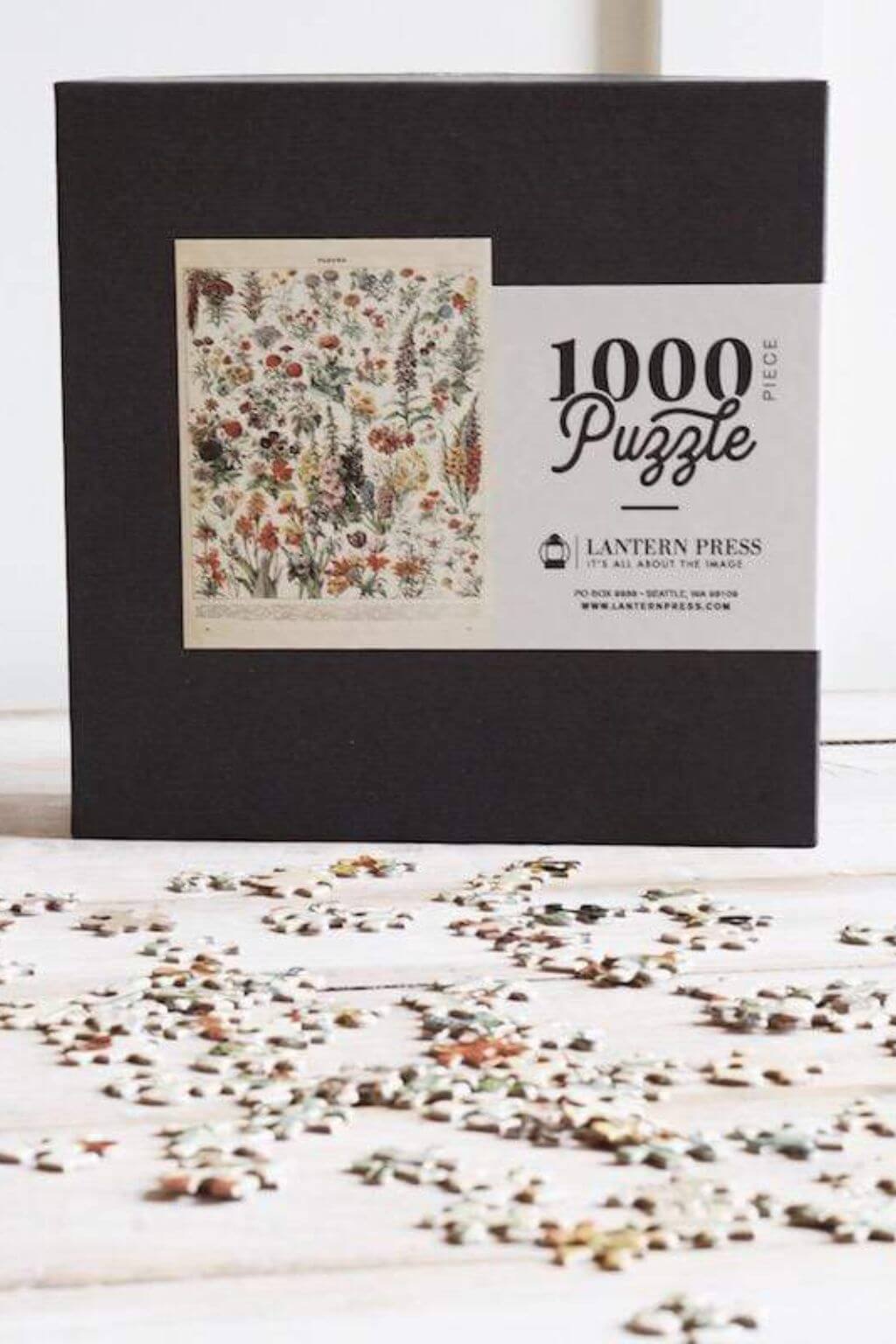 FLEURS | Adolphe Millot Botanical Jigsaw Puzzle - 1000 piece