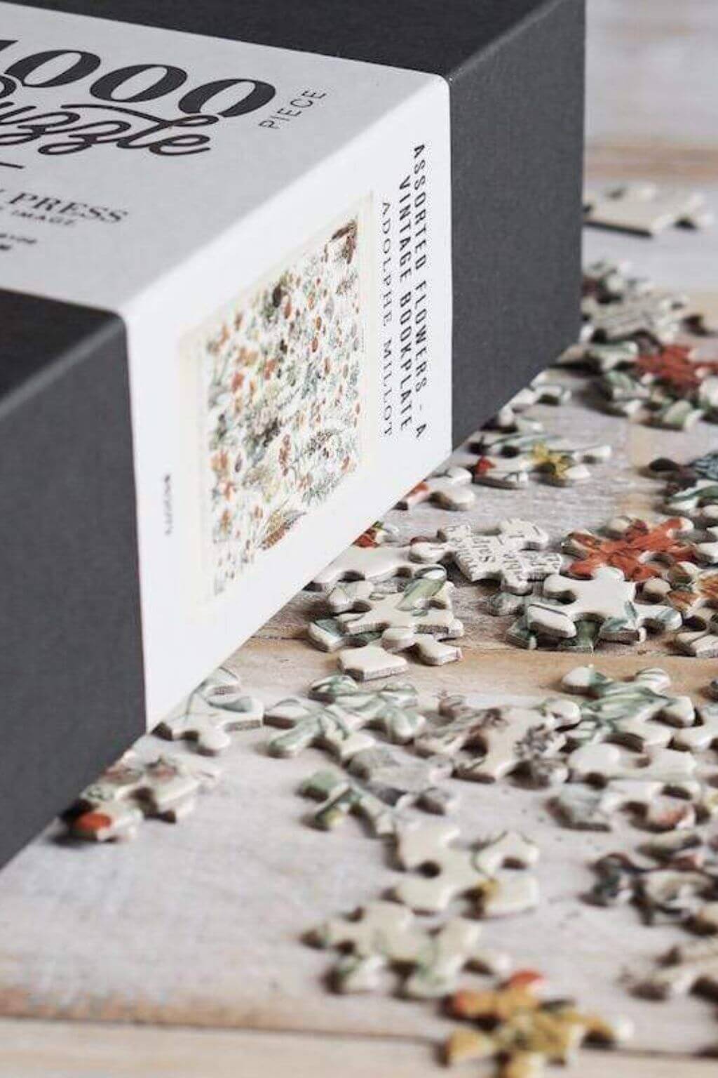 FLEURS | Adolphe Millot Botanical Jigsaw Puzzle - 1000 piece