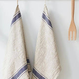 Blue Stripe Heritage Linen Kitchen Towel