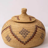 Abound Artisan Lidded Basket  | Fair Trade + Handwoven