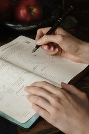 Magic of I 2026 planner styled with crystal ball and astrological journaling tools