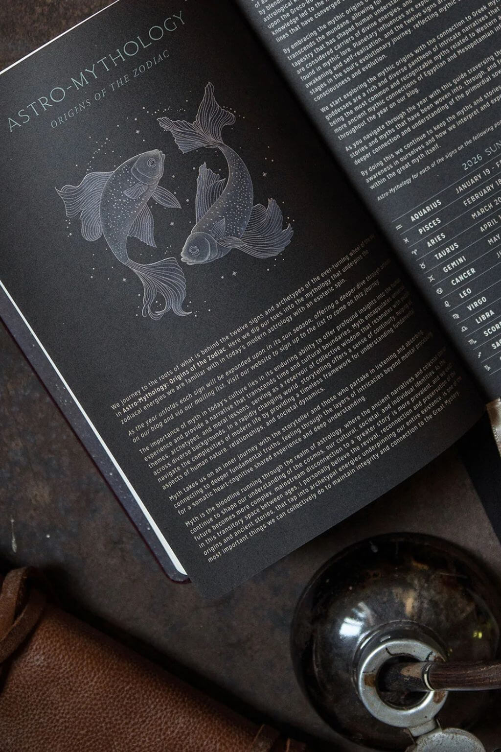 Magic of I 2026 astrological planner monthly calendar spread with planetary symbols