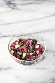 Fleurs + Cacao | Organic Green Tea with Flowers + Chocolate