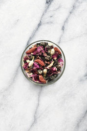 Fleurs + Cacao | Organic Green Tea with Flowers + Chocolate