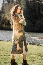 Awakening Long Duster Bamboo Kimono Robe