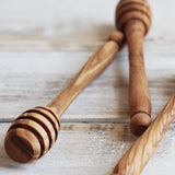 Natural Olive Wood Handcrafted Honey Dipper