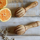 Natural Olive Wood Handcrafted Citrus Reamer Juicer