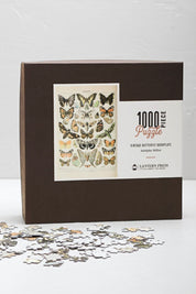 PAPILLONS | Adolphe Millot Butterflies Jigsaw Puzzle - 1000 Piece