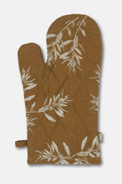 Olive Branch Oven Glove, Mustard